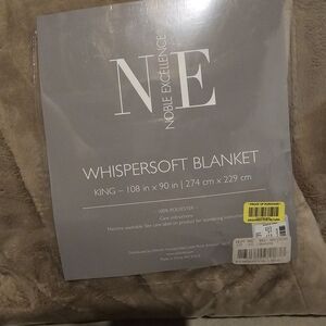 WhisperSoft Blanket - King Size, Tan